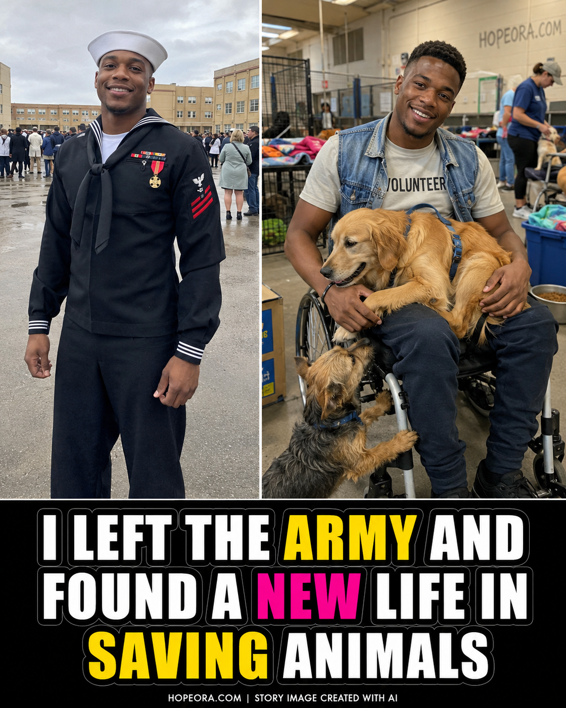 How an Army Veteran Found New Purpose at an Animal Shelter